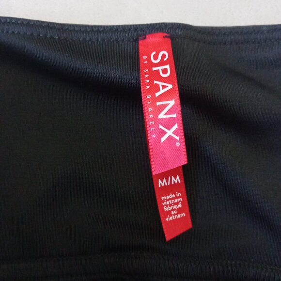 SPANX Black Faux Leather Leggings - Picture 6 of 7